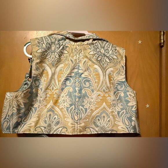 Damsel in This Dress Cropped Vixen Overbust Corset Cinderella’s Voyage Print XXL - Picture 4 of 5